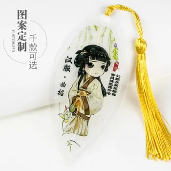 Estilo chino lindo de dibujos animados traje de Hanfu vena marcador hada niña amor adulto marcador pequeño regalo