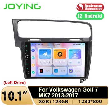 JOYING Auto Android 12 de la Radio del Coche Estéreo Autoradio Reproductor Multimedia Para VW Golf VII 7 MK7 2013-2017 Con 10.1 Gris Oscuro de la Fascia
