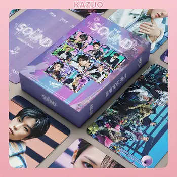 KAZUO 55 Pcs StrayKids EL SONIDO del Álbum Lomo de la Tarjeta de Kpop Photocards Postales de la Serie