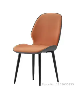 Luz nórdica de lujo de la silla de casa respaldo mesa de comedor silla de comedor minimalista moderno hotel silla de maquillaje silla taburete respaldo