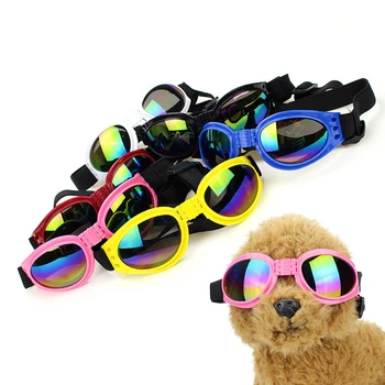 Pliegue Perro Mascota Gafas de Evitar que los rayos UV Pet Gafas para los Gatos Perro Gafas de sol de Moda Perro Gafas de la Foto de la Proposición de Mascotas Perros Accesorios Suministros