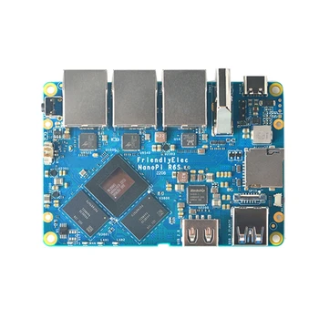 1 Pcs Mini Desarrollo de la Junta de Rockchip RK3588S 8 GB+32 gb de EMMC Duales 2.5 G+Gigabit de la Junta de Desarrollo de Apoyo a 8K 60P
