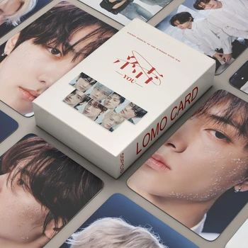 55Pcs/Set Kpop E GroupYOU Nuevo Álbum Lomo Tarjetas E Photocards JUNGWON JAY Fotos Tarjetas de