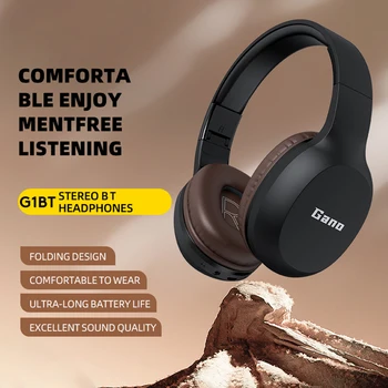 Bluetooth Auriculares Sobre oreja Plegable de Reducción de Ruido del Equipo Inalámbrico de los Auriculares de Cancelación de Ruido HIFI Stereo Gaming Headset