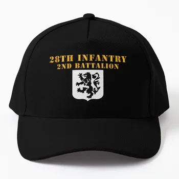 Ejército - 2º Batallón 28 de Infantería Sombrero de la Gorra de Béisbol Sombrero de Sol Para los Niños Salvajes Bola Sombrero sombreros personalizados Sombrero de Golf de los Hombres DE las Mujeres