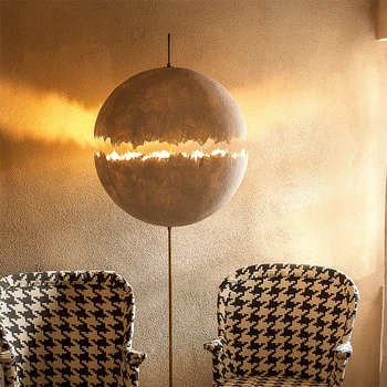 El diseñador de arte decorativo lámpara de piso Nórdico simple creativa sala de exposiciones sala de estar modelo de dormitorio atmósfera de lámpara de piso