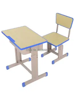 Engrosamiento de nuevos escritorios y sillas para la escuela primaria y estudiantes de la escuela intermedia, escuela de escritorio mesa de formación, clase de tutoría de elevación