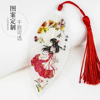 Estilo chino lindo de dibujos animados traje de Hanfu vena marcador hada niña marcador adulto ceremonia pequeño regalo