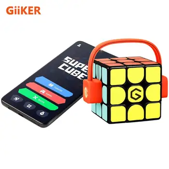 GiiKER Electrónica Bluetooth Cubo de la Velocidad en tiempo Real Conectado MADRE Smart Cubo 3x3 Compañero de Soporte de la Aplicación en Línea de Batalla con Cubers