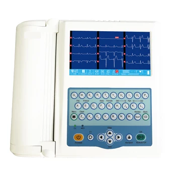 Gran Pantalla de Alta Precisión Electrocardiógrafo Portátil Máquina de ECG