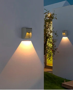 Impermeable de la lámpara de pared, lámpara de jardín pasillo patio balcón columna de la lámpara de pared villa lámpara de pared, lámpara salón lámpara