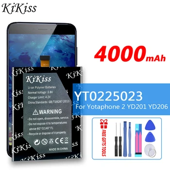 KiKiss Alta Capacidad de 4000mAh YT0225023 Reemplazo de la Batería Para el Yotaphone 2 YD201 YD206