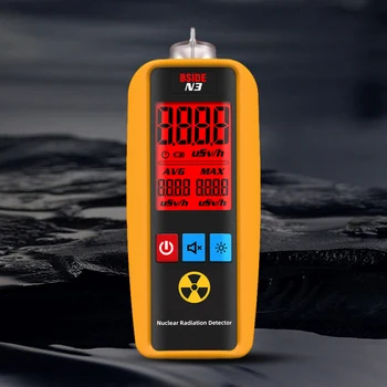 La Radiación Nuclear Detector de Instrucciones en inglés Radiactividad de Mármol Probador Dosímetro Tester para Medir la Actividad de Radio