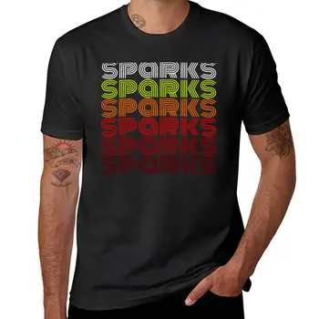 Las chispas de la Banda Vintage T-Shirt aficionado a los deportes camisetas de animal print camiseta para niños de más el tamaño de camisetas de los hombres de entrenamiento de la camisa