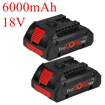 Mejora de 18V 6.0 Ah, Pequeño y Ligero Li-Ion Batería para Procore 1600A016GB para Bosch 18V Max Herramienta eléctrica inalámbrica Broca