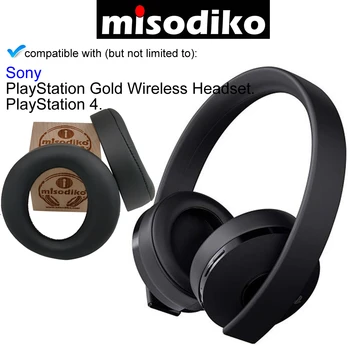 misodiko Reemplazo de los Cojines de las Almohadillas para Sony PlayStation 4 Gold Wireless - PS4 Auricular, los Auriculares de las Piezas de Reparación de Almohadillas