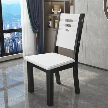 OK silla de Comedor de Casa comercial de salón de madera maciza silla de comedor cantina restaurante rápido silla de comedor económico Simple silla