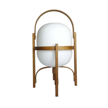 Original en japonés de madera de diseño creativo portátil de cabecera, de cristal sencillo y personalizado decorativa lámpara de escritorio