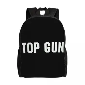 Personalizada Top Gun Mochila de Impresión de las Mujeres de los Hombres de Moda Bolso de la Universidad de la Escuela de Bolsas de