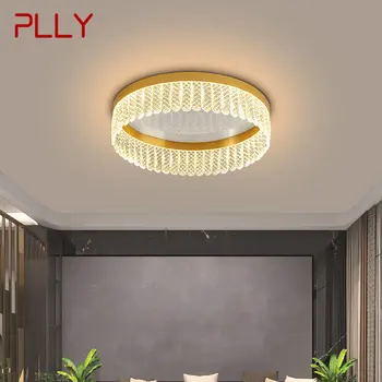 PLLY Nórdicos, Lámparas de Techo de LED de época Moderna Luz de Cristal de Lujo Creativo Accesorio para la Decoración de la Casa Sala de estar Dormitorio