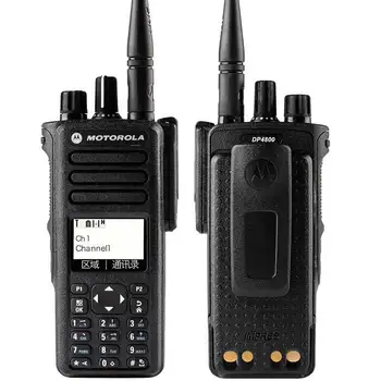 Radios vhf uhf woki toki talkie-walkie motorola dp4800 teléfonos móviles de 10 km de largo alcance de la radio portátil accesorios walkie talkie