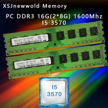 XSJnewwold 16GB(2 X 8GB) 1600 mhz SODIMM Y I5 3570 RAM de 1.5 V 240pin 4GB DDR3L 1600 1.35 V Original